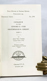 Catalogue of the Edward E. Ayer Ornithological Library, Parts 1-2 complete, in 1 thick volume.