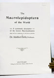 The Macrolepidoptera of the World (a complete, fully bound set: 16 volumes and 4 supplements bound in 30 total volumes)