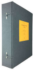 A Monograph of the Snakes of Japan, in 3 text volumes + Portfolio of color plates, in portfolio case with bone-clasped ties