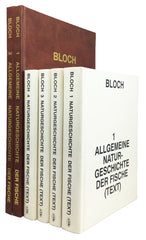 Allgemeine Naturgeschichte der Fische: I. Naturgeschichte der ausländischen Fische, 9 parts in 4 volumes (text) + II. Oeconomische Naturgeschichte der Fische Deutschlands, with 432 fine color plates in 2 volumes (plates)